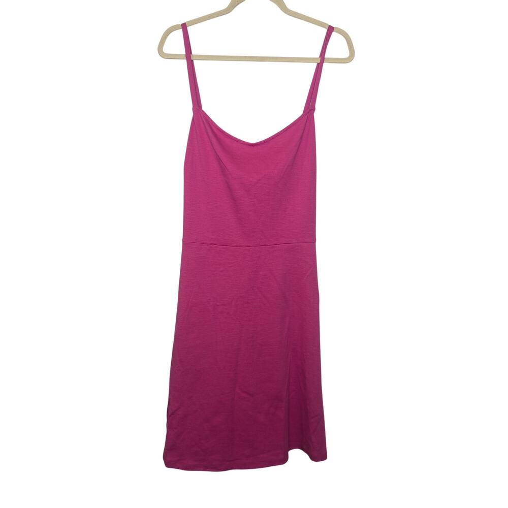 Old Navy Athletic Tennis Pickleball Dress Built in Bra Hot Pink Womens Size XXL